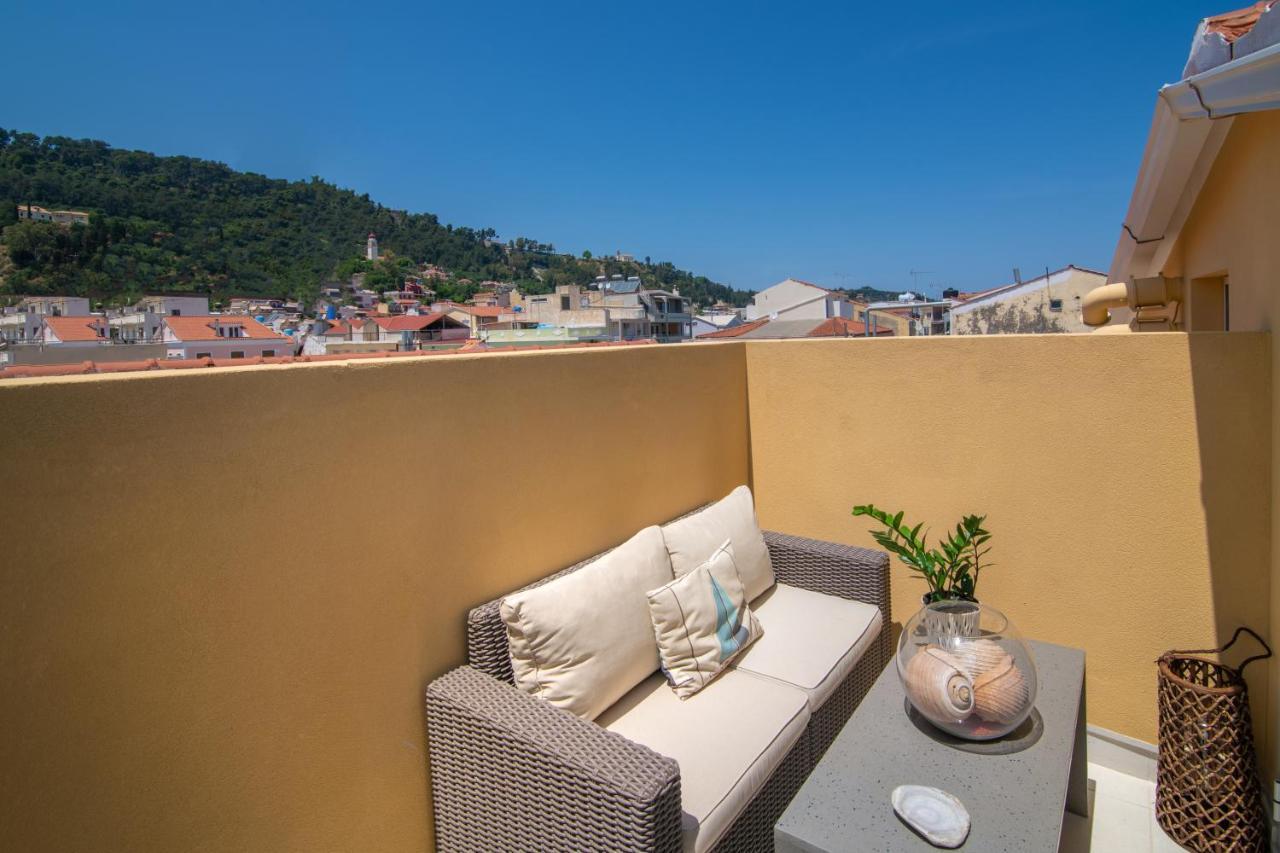Minimal Loft With Sea View Over Zakynthos Harbor! Екстер'єр фото